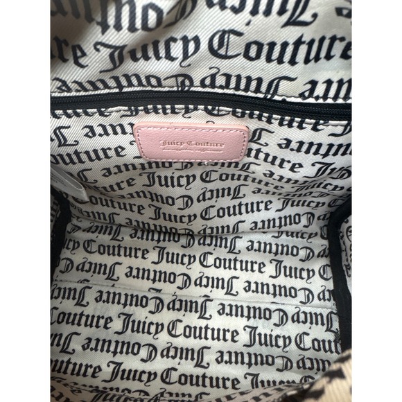 Juicy Couture Pink Studded Logo Satchel Crossbody Bag Gold Hardware -see notes - Picture 5 of 7